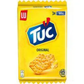 LU, TUC Biscuits apéritifs crackers Original 3x100g
