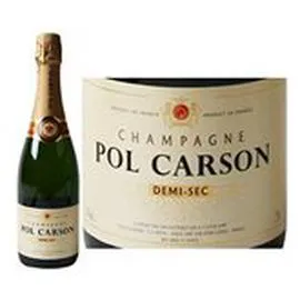 MARQUE REPÈRE, POL CARSON Champagne demi-sec blanc 75cl