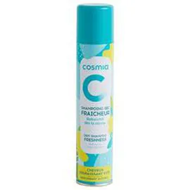 AUCHAN, COSMIA Shampoing sec fraicheur cheveux regraissant vite 200ml