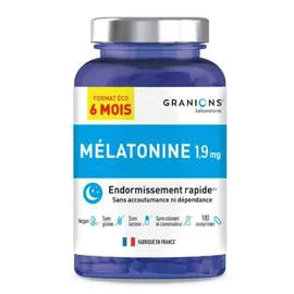 Complément Alimentaire Mélatonine Endormissement Rapide (x180)