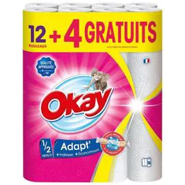 Essuie-tout Adapt' blanc (x16)