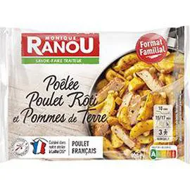 Poêlée poulet rôti et pommes de terre (900g)