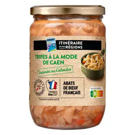 ITINÉRAIRE DES SAVEURS Tripes à la mode de Caen cuisinées au Calvados 600g
