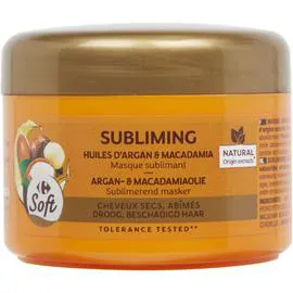 Masque sublimant huiles d'argan & macadamia (300ml)