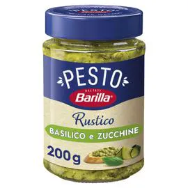 BARILLA Sauce pesto rustico basilic & courgettes 200g