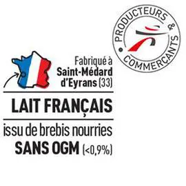 Yaourt à la grecque brebis nature (300g)