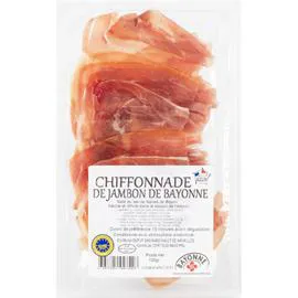 Chiffonnade de jambon de Bayonne IGP (100g)