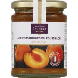 Abricots rouges du Roussillon 65% de fruits (325g)