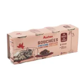 Bouchées en sauce multi variété pour chat (4x400g)
