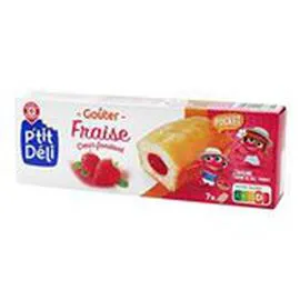 Gâteaux fourrés Fraise x7 (196g)