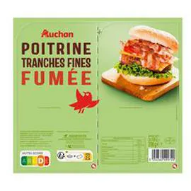 Poitrine fumée tranches fines (2x100g)