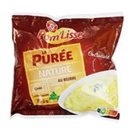 MARQUE REPÈRE, POM'LISSE Purée surgelée Pommes de terre 750g