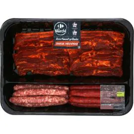 Grillades assortiment saveur mexicaine (1,7kg)