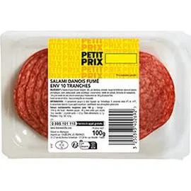 NOTRE SÉLECTION Salami danois fumé 100g