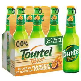 TOURTEL Bière sans alcool mangue passion Twist 6x27,5cl