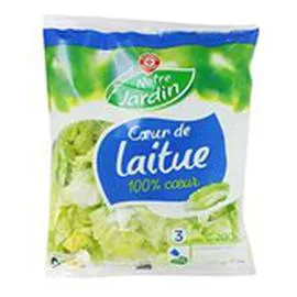MARQUE REPÈRE, NOTRE JARDIN Salade Coeurs de laitue 200g
