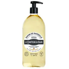 Savon Liquide Corps et Mains Surgras Marseille Amande Douce (1l)