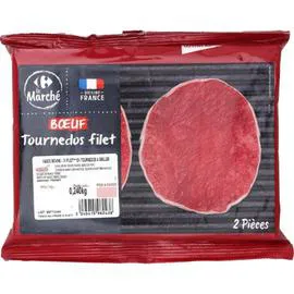 Viande bovine : 2x FILET*** tournedos à griller (2x120g)