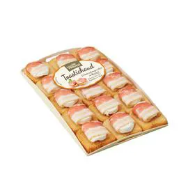 Toastichaud au fromage de chèvre enrobé de lard (175g)