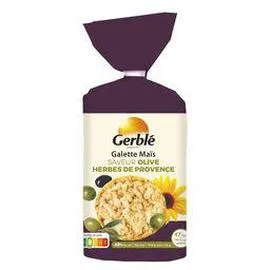 GERBLÉ Galette de maïs Olives / herbe provence 123,5g