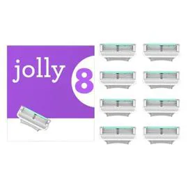JOLLY Recharges Lames De Rasoir - 8 Lames l'unité