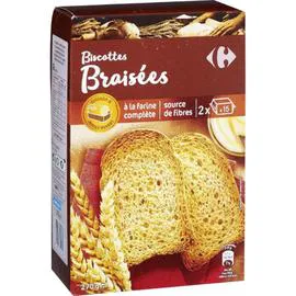 Biscottes braisées (270g)