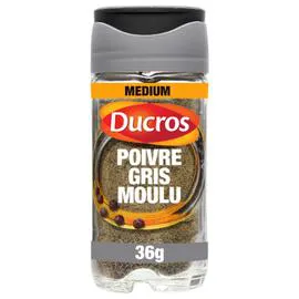 DUCROS Poivre gris moulu force 7 36g