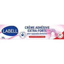 LABELL Crème adhésive extra-forte pour appareils dentaires 50g