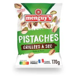 Pistaches grillées à sec pointe de poivre (170g)