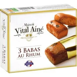 Babas au rhum (3x80g)