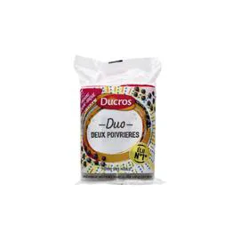 DUCROS Poivre gris moulu 2x18g