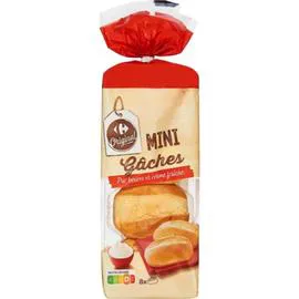CARREFOUR ORIGINAL Mini-Gâches pur beurre et crème fraîche 360g