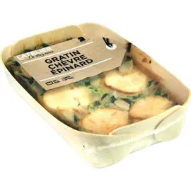 Plat cuisiné Gratin chèvre épinard (300g)