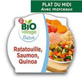 Assiette ratat. saumon quinoa - 12 mois (230g)
