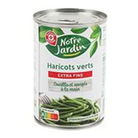 MARQUE REPÈRE, NOTRE JARDIN Haricots verts Extra fins 220g
