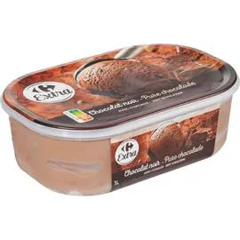 CARREFOUR EXTRA Glace chocolat noir 500g