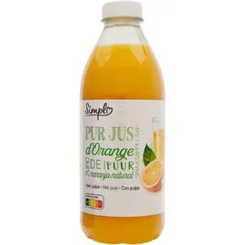 Jus D'Orange Pur Jus Avec Pulpe SIMPL (1l)
