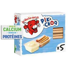 LA VACHE QUI RIT Fromage enfant Pik & Croq 175g