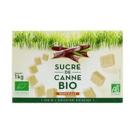 LOIRET ET HAENTJENS Loiret Et Haentjens Sucre De Canne En Morceaux Bio 1kg