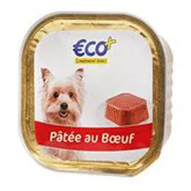 ECO+ Barquette chien Au boeuf 300g