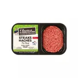 Steaks Hachés pur boeuf 15% MG (2x125g)