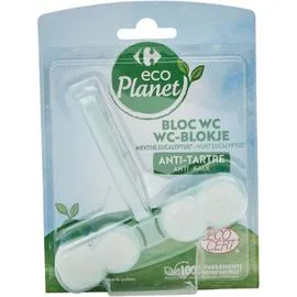 CARREFOUR ECO PLANET Bloc WC anti tartre 48g