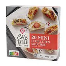Mini Feuilletés Saucisse x20 (350g)
