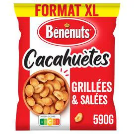Cacahuètes grillées salées - Le sachet de (490g)