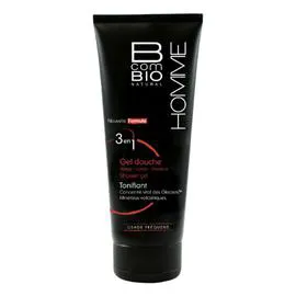 BCOMBIO Gel douche homme 3en1 tonifiant 200ml