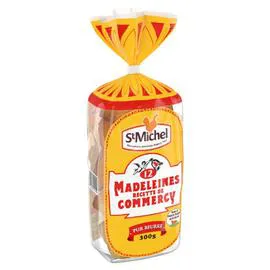 ST MICHEL Madeleines recette de Commercy pur beurre 300g