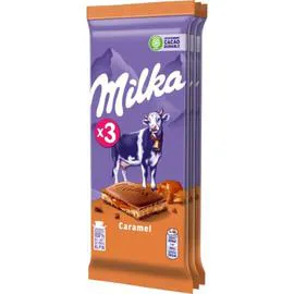 Tablette chocolat au lait Caramel (3x100g)