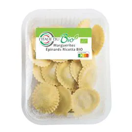 Pâtes fraîches Bio Marguerites épinards ricotta (250g)