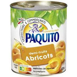 Abricots demi-fruits au sirop léger (475g)