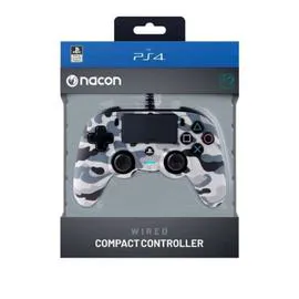 Manette filaire Compact PS4 Camo Gris (l'unité)